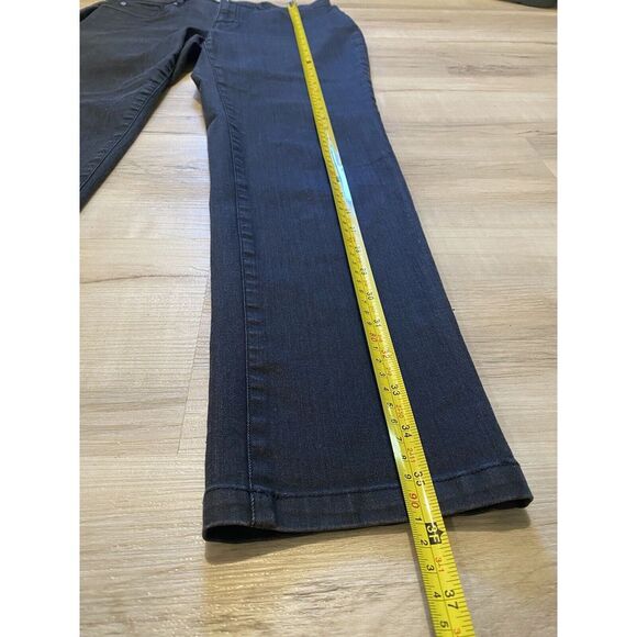 Eileen Fisher Black Slim Jeans Organic Cotton Blend 6 - Picture 9 of 10